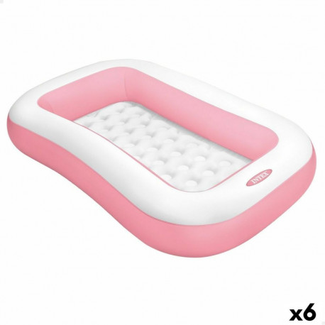 Täispuhutav lastebassein Intex saar 90 L 167 x 26 x 101 cm Valge Roosa (6 Ühikut)