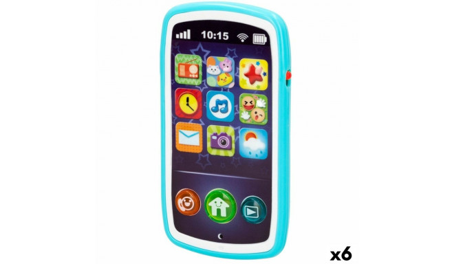 Mängutelefon Winfun 7,5 x 14 x 2 cm (6 Ühikut)