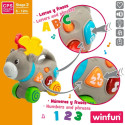 Mänguasi nööril Winfun Põder 17 x 17 x 7,5 cm (6 Ühikut)