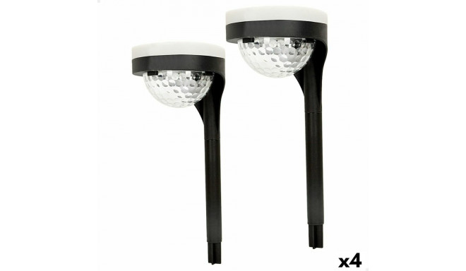 Set of solar garden lights Aktive 2 Pieces polypropylene 11 x 49 x 12 cm (4 Units)