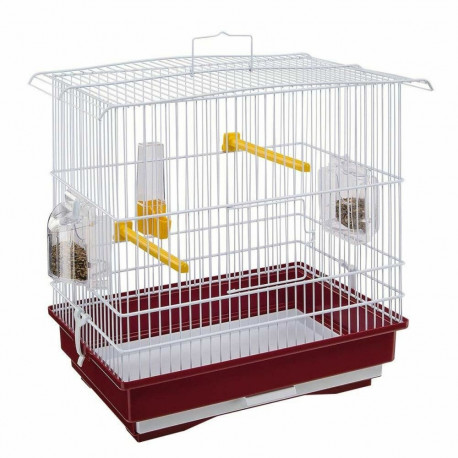 Bird Cage Ferplast Giusy Punane Valge