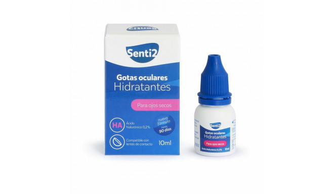 Saline Solution Senti2 Gotas Oculares Ha 10 ml Drops Moisturizing