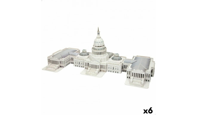 3D-паззл Colorbaby Capitolio 126 Предметы 52,5 x 20,5 x 23,5 cm (6 штук)