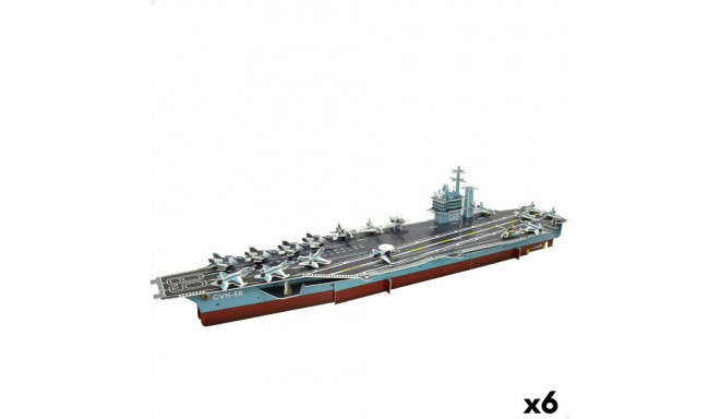 3D Puzzle Colorbaby Nimitz Aircraft carrier 67 Pieces 77 x 18 x 20 cm (6 Units)