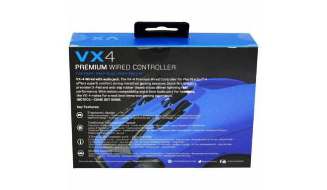 Gaming Control GIOTECK VX4PS4-42-MU Blue Bluetooth PC