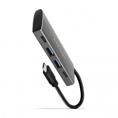 Axagon usb-jaotur HMC-4G2 USB 3.2 Gen 2 (3.1 Gen 2) Type-C, USB 3.2 Gen 2 (3.1 Gen 2) Type-A, USB 3.