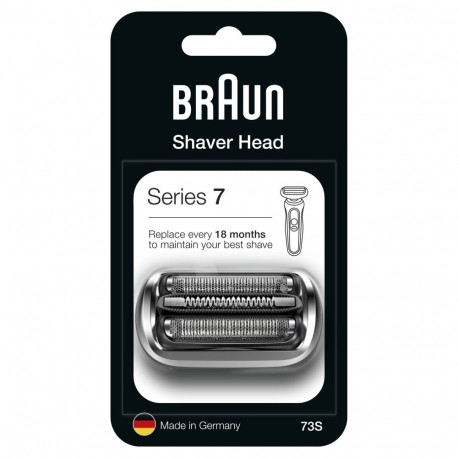 BRAUN Series 7 sietiņš + griezējbloks skuvekļiem sudraba 73S