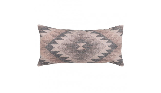 Cushion Cotton Grey Pink 30 x 60 cm