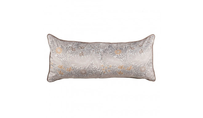 Cushion Beige Flowers 90 x 40 cm