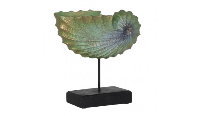 Decorative Figure Brown Green Snail 30 x 12 x 30 cm