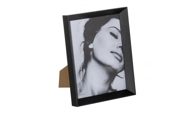 Photo frame Black Wood Crystal 17 x 2,5 x 22 cm