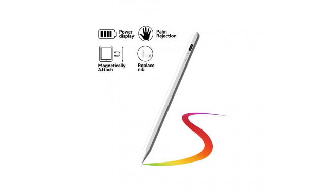 iLike SL3 Active NIB Stylus irbulis ar augstu jūtību 1.4mm smalks priekš Apple iPad / iPhone Palm Re