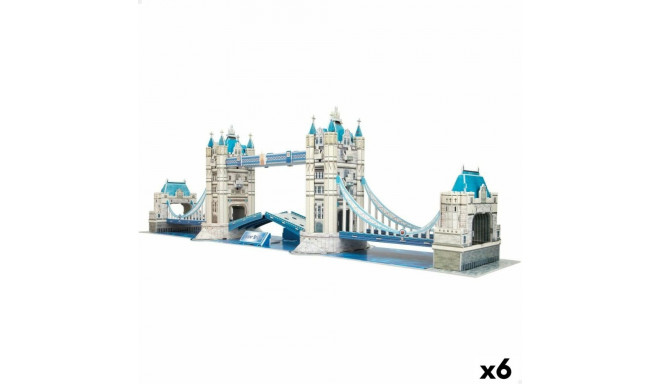 3D Puzle Colorbaby Tower Bridge 120 Daudzums 77,5 x 23 x 18 cm (6 gb.)