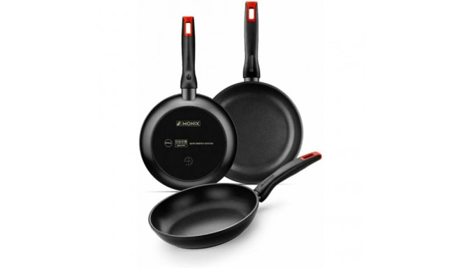 Praepanni Komplekt Monix PRO Must 3 Tükid, osad