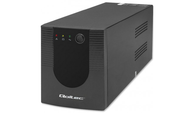 Uninterruptible Power Supply System Interactive UPS Qoltec 53776 900 W