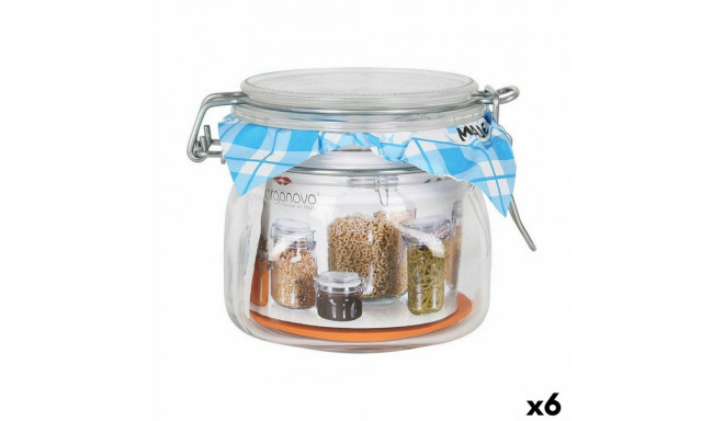 Jar Borgonovo 500 ml 10,5 x 10,5 x 10 cm (6 Units)