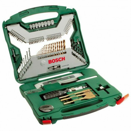 Drill bits and tits set BOSCH X-Line Box Titanium 100 Tükid, osad
