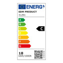 LED-tuub EDM T8 18 W 2900 Lm 6500 K C Ø 2,6 x 120 cm