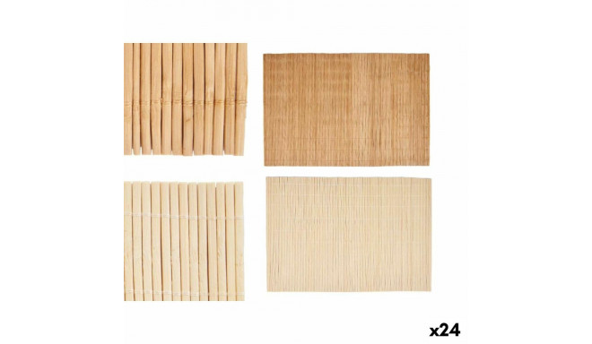 Table Mat Kinvara AR1810524-2 AR1810524-2 Brown Light brown Bamboo 30 x 44 cm 3,5 x 30 x 3,5 cm (24 