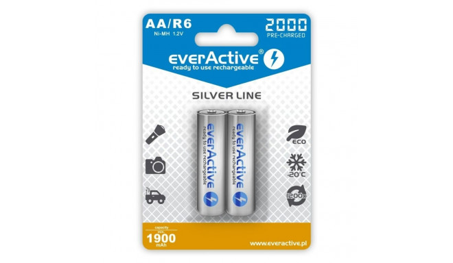 Laetavad Akud EverActive EVHRL6-2000 2000 mAh 1,2 V