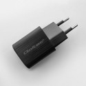 Seinalaadija Qoltec 50764 Must 35 W