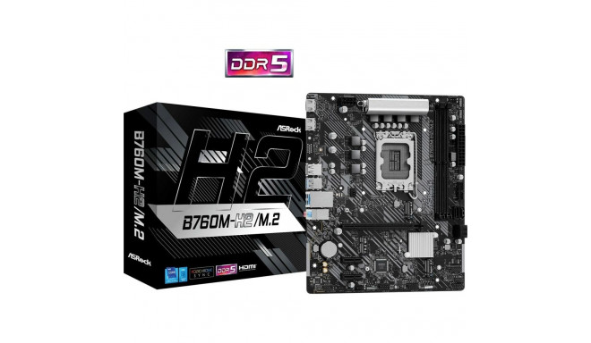 ASRock emaplaat B760M-H2/M.2 LGA 1700 Intel B760