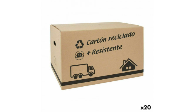 Storage Box with Lid Confortime Cardboard 82 x 50 x 50 cm (20 Units)