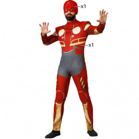 Costume for Adults Comic Hero Red - XS/S