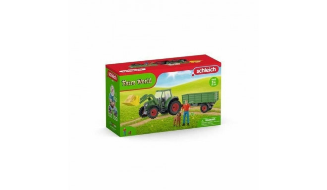 Jointed Figure Schleich Tracteur avec remorque