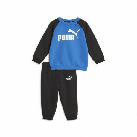 Women's Tracksuit Puma Minicats Ess Raglan Black - 2-4 Months