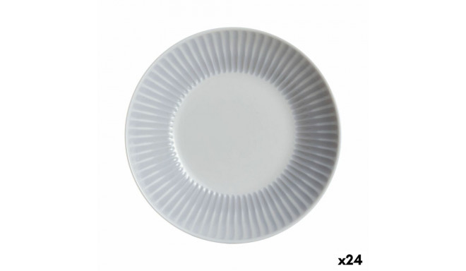 Deep Plate Luminarc Cottage Grey Glass 20 cm (24 Units)