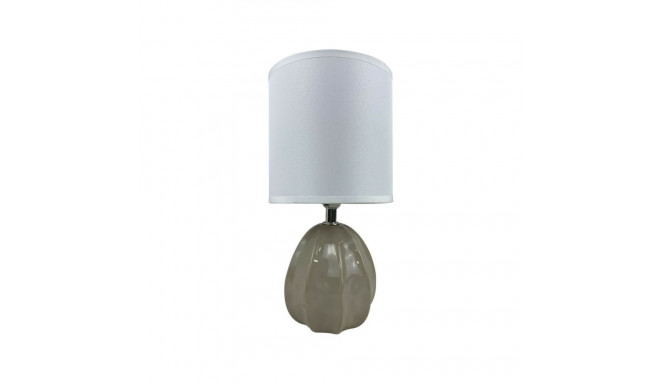 Desk lamp Versa Mery 25 W Beige Ceramic 14 x 27 x 11 cm