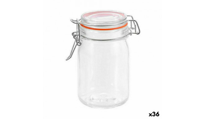 Jar La Mediterránea Hermetic Glass 250 ml (36 Units)