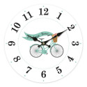 Wall Clock Versa Bicycle Wood 4 x 30 x 30 cm