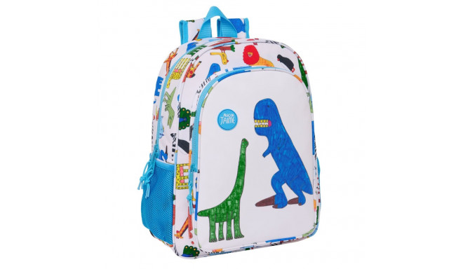 School Bag Algo de Jaime White 33 x 42 x 14 cm
