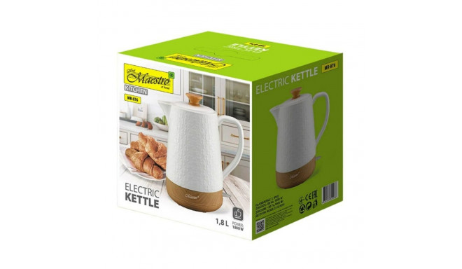 Veekann Feel Maestro MR-076 Valge Keraamiline 1800 W 2 L