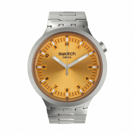 Meeste Kell Swatch SB07S103G Kollane Hõbedane (Ø 47 mm)