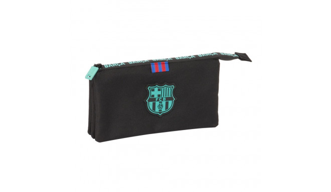Triple Carry-all F.C. Barcelona Black 22 x 12 x 3 cm
