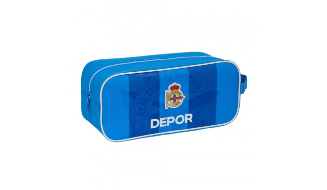 Дорожная сумка для обуви R. C. Deportivo de La Coruña Синий 34 x 15 x 14 cm