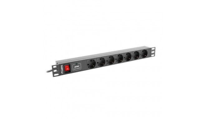 свинец Lanberg PDU-07F-0200-IEC-BK (1 m) (2 m)