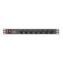 свинец Lanberg PDU-07F-0200-IEC-BK (2 m)