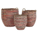 Korvikomplekt DKD Home Decor Virsik Naturaalne Boho 52 x 52 x 58 cm
