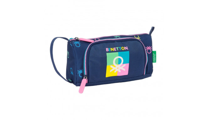 School Case Benetton Cool Navy Blue 20 x 11 x 8.5 cm