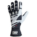 Картинговые перчатки OMP KS-3 Белый/Черный Черный/Белый M
