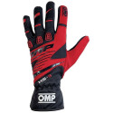 Kids Karting Gloves OMP KS-3 Punane/Must 6