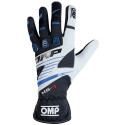 Детские картинговые перчатки OMP KS-3 Синий Белый Чёрный 4