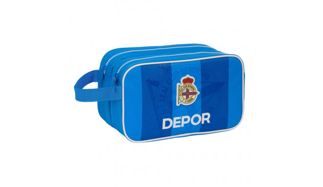 School Toilet Bag R. C. Deportivo de La Coruña Blue Sporting 26 x 15 x 12.5 cm