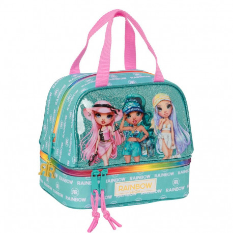 Lõunasöögikarp Rainbow High Paradise Türkiissinine 20 x 20 x 15 cm