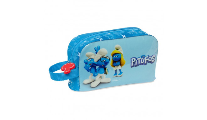 Thermal Lunchbox Los Pitufos Blue Sky blue 21.5 x 12 x 6.5 cm