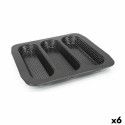 Bagettivorm Quttin Perforeeritud 28 x 28 x 2,7 cm (6 Ühikut)